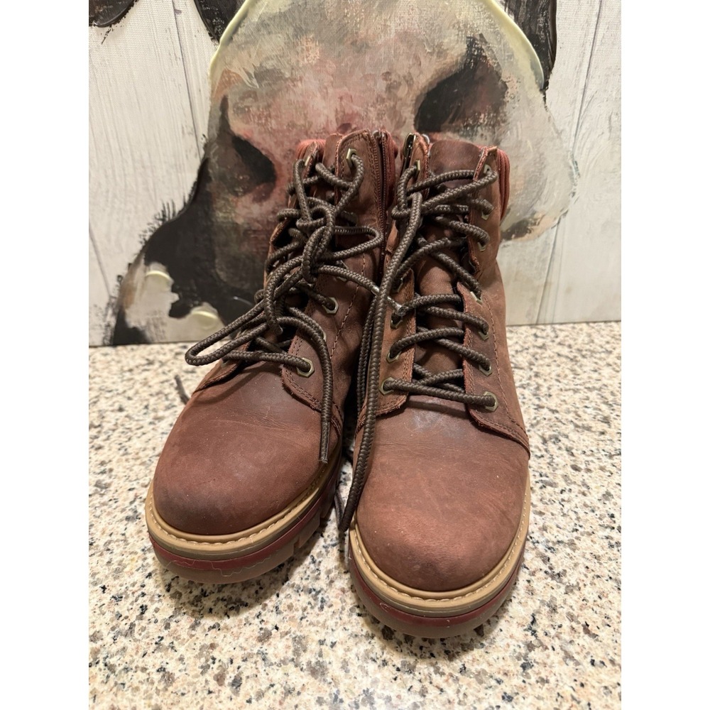 Timberland Cervinia Valley Waterproof Mid Lace Side Zip boots Size 7